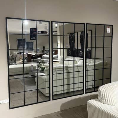 Mirror // glass mirror // hanging mirror // fancy mirror // home mirro
