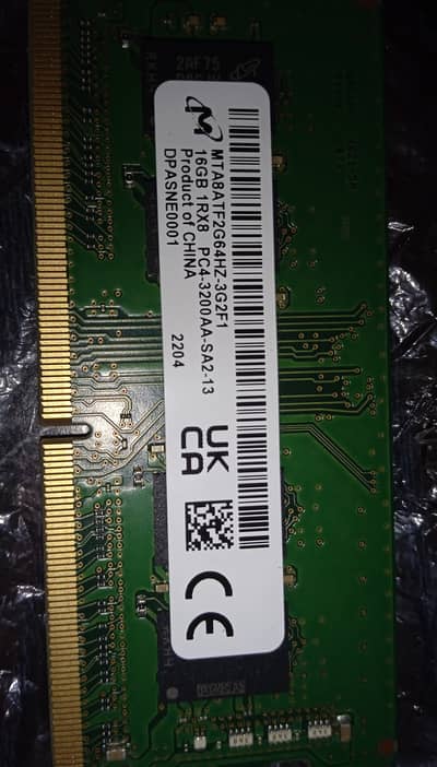 Ddr4 16gb ram 3200 mhz brand new ddr4 ram 16gb single