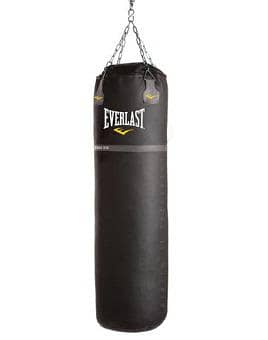 Everlast punching bag 4ft with metal chain for hanging nd sand pouches