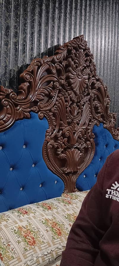 bed and dressing  or side table