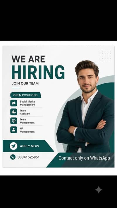 We are hiring peoples ( Male/Female)