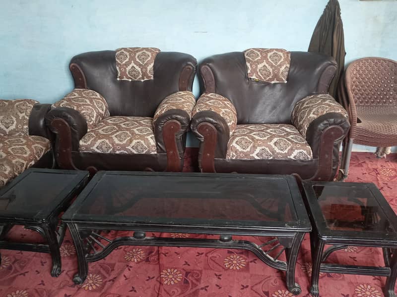 sofa set leather 3