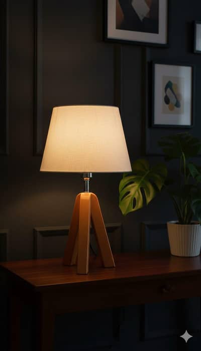 Wooden lamp
