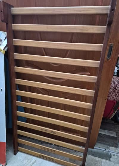 Imported Solid Wooden Baby Cot with Mattress – Excellent Condition