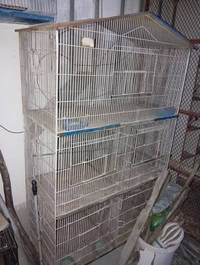 Parrot cage, pigeon cage 6 portions and 2 portions