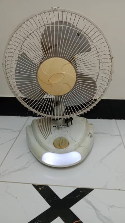 Chargeable Fan + Light