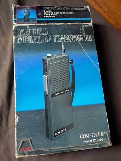 Com-Talk Box Pack Walkie Talkie