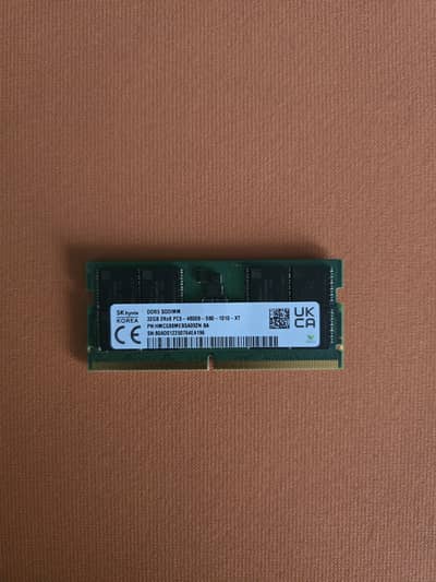 32GB DDR5 SK HYNIX RAM 4800MHZ LAPTOP