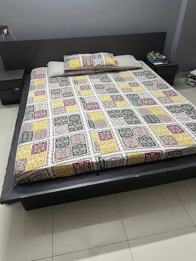 Bedroom set with mattress