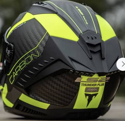 LS2 FF805 THUNDER-C ( CARBON )  Matt H-Vis Yellow size Large
