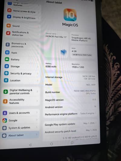 honor tablet