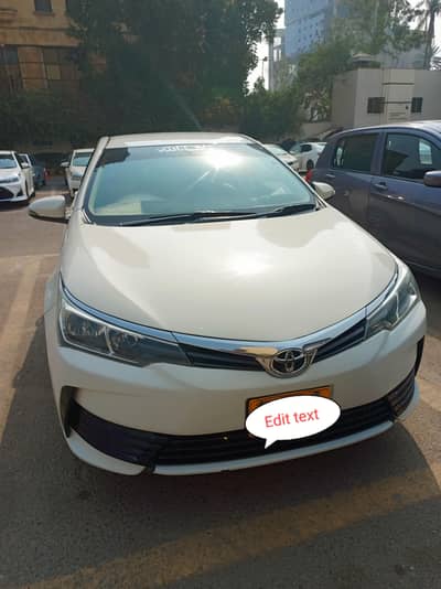 Toyota Corolla XLI automatic 2018