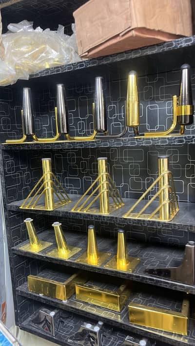 Sofa brass leg