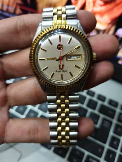 Vintage Rado Purple Horse