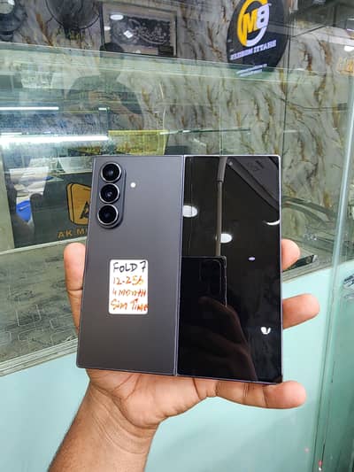 Samsung Z Fold 7 NON PTA 4 month sim Time
