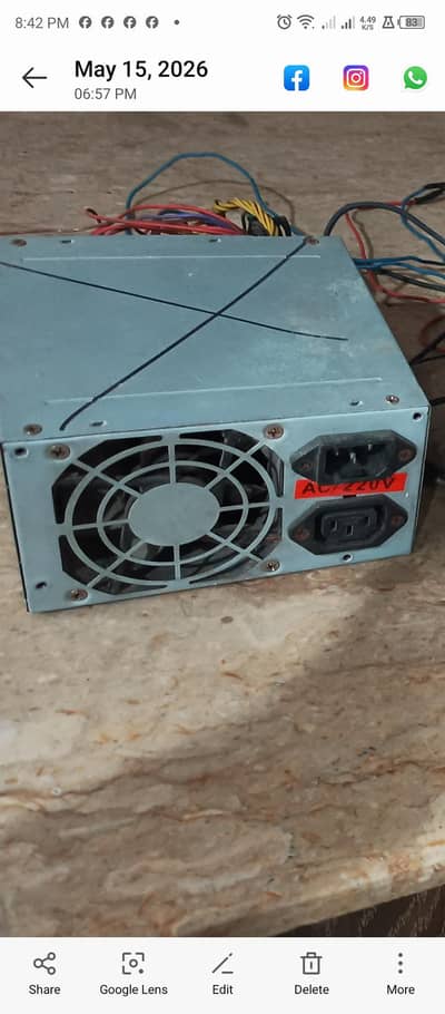 Power supply 12v, 6v, 5v
