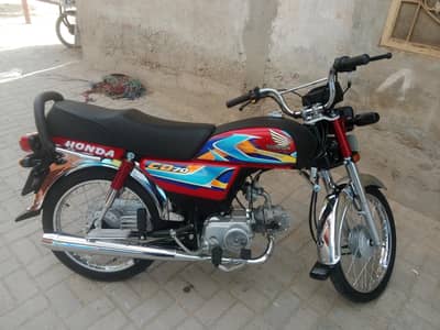 2026 CD 70 Brand New Show room Condition Biometric on spot my name