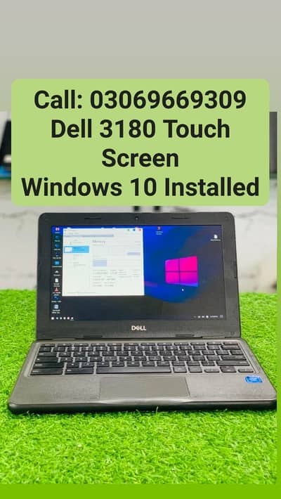 Touch Screen Dell 3100 Windows 10 Installed 4GB Ram 5HRS Backup