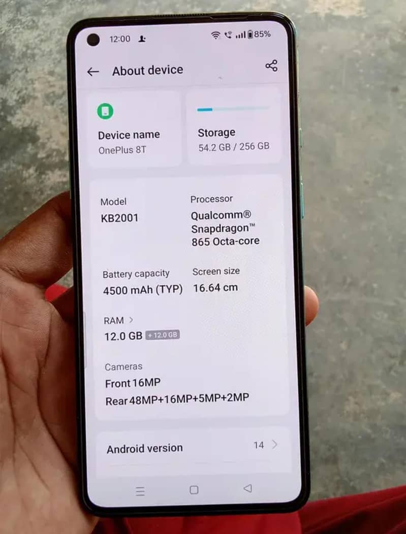 One Plus 8T 5