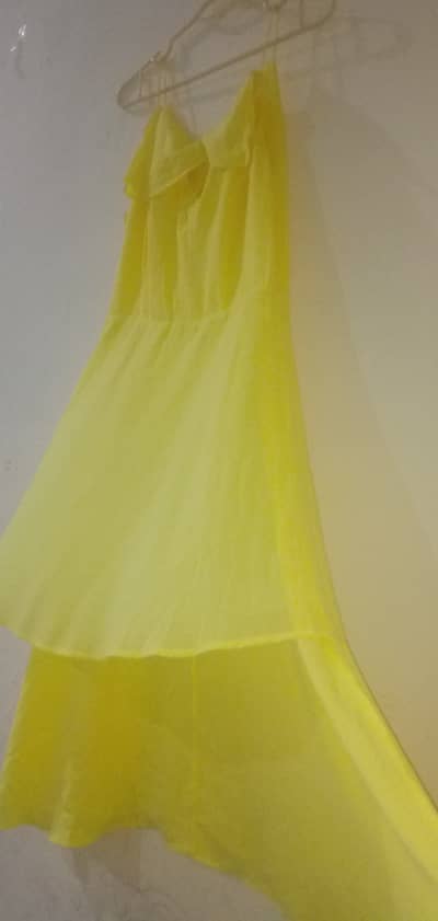 Party and summer wear yellow dress