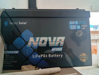 Nova lithium battery for sale only 1 days used