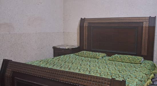 King size bed with Two side tables