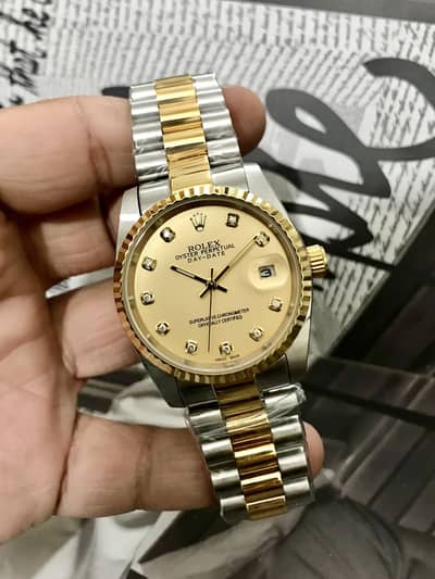 RLX-AUTOMATIC-HIGH CLASS-NEW WATCH-SEIKO CITIZEN CASIO OMAX ARMANI