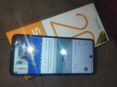 Tecno spark 20c with box all ok