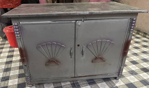 Wooden Ironing Table with Storage – 4ft – Good Condition