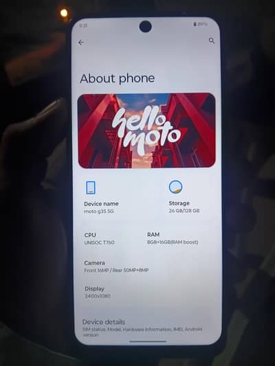 Motorola Moto G35