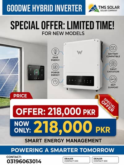 GoodWe 6KW Hybrid Solar Inverter | Battery Compatible | Special Offer