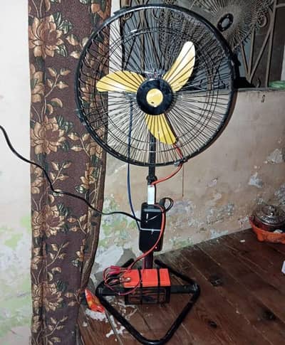 AC DC chrjible fan
