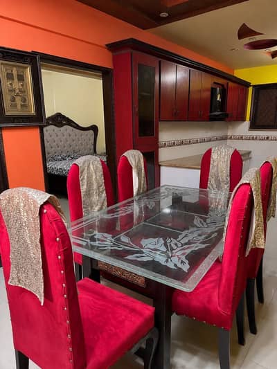 Dining table and chairs