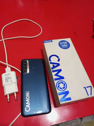 Tecno Camon 17 complete box 6/128