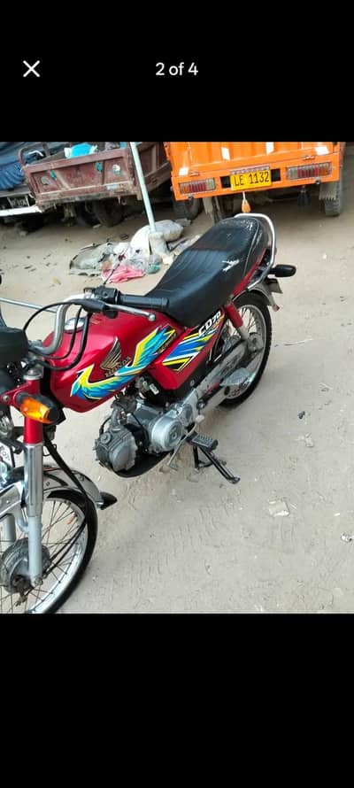 Honda CD70 2021 Karachi selld Engine genyan candition