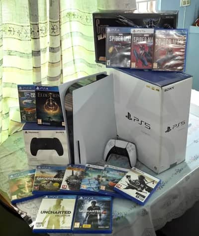 PS5 slim 1tb Disk edition for Urgent Sale PlayStation 15 game