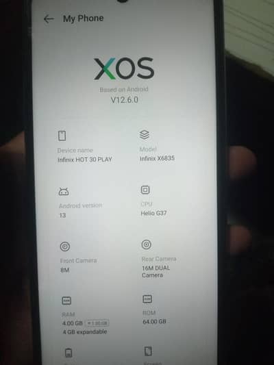 Infinix Hot 30 Play