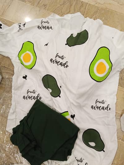 night suit available avacado design full suit or purple design