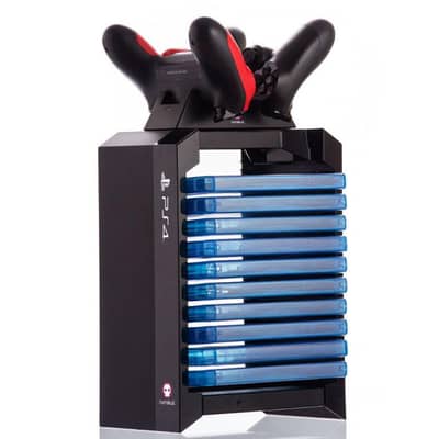 Numskull PS4 Games Tower + Dual Charger