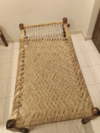 Charpai Wooden 02 Nos.