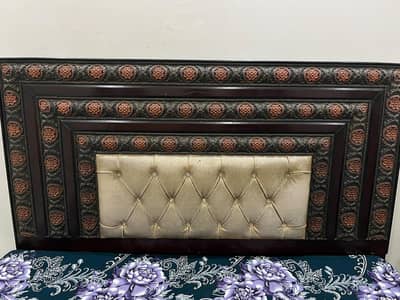 BED  + 2side tables + dressing table (mirror nahii hai just dressing )
