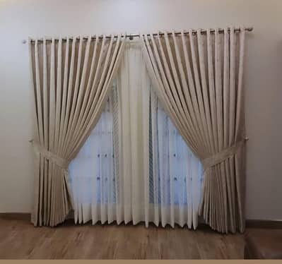 velvet curtains with back shifoon