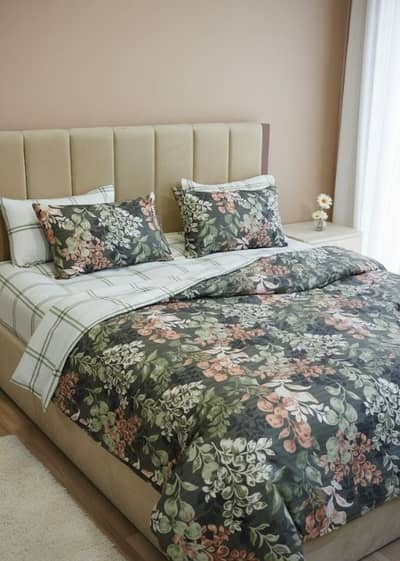 Garden Whisper Bedsheet + Duvet Cover 6 pcs