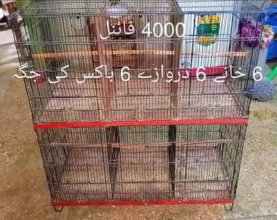 cage pinjra 6 dor and 1 dor and matki stick 03008658689 khudda