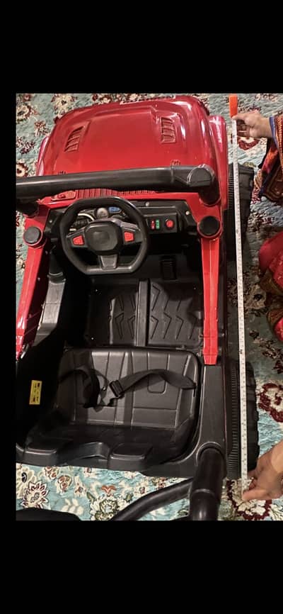 Red jeep