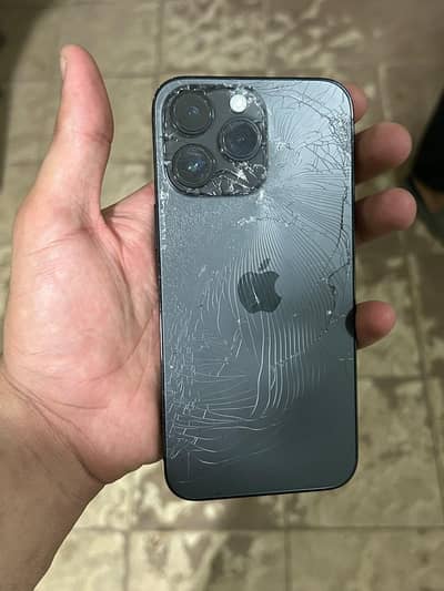 Apple iPhone 14 Pro Max non pta just back glass break 128Gb