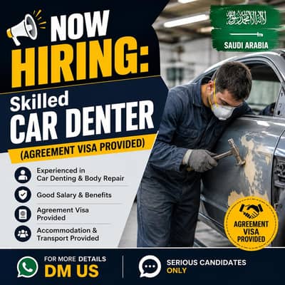Now Hiring: Skilled Car Denter (Agreement Visa Provided)