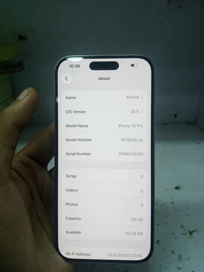 emergency sell Apple iPhone 15 Pro Non JV 128