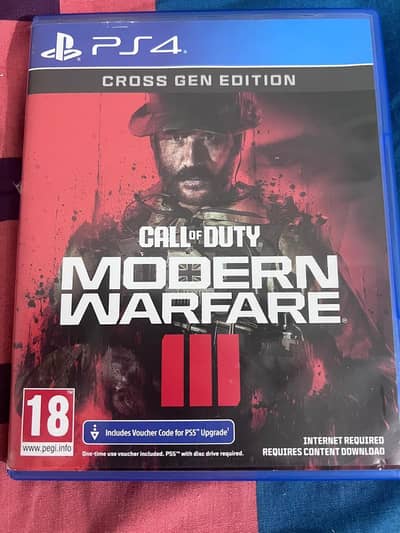 PS4  Modern Warfare 3 cross gen edition