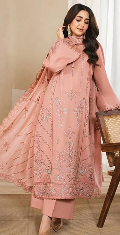 3 piece stitched dress elegant,cool and Best for summer